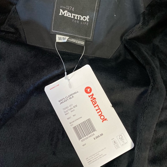 Marmot Womens Clarehall Jacket Black - Picture 4 of 8